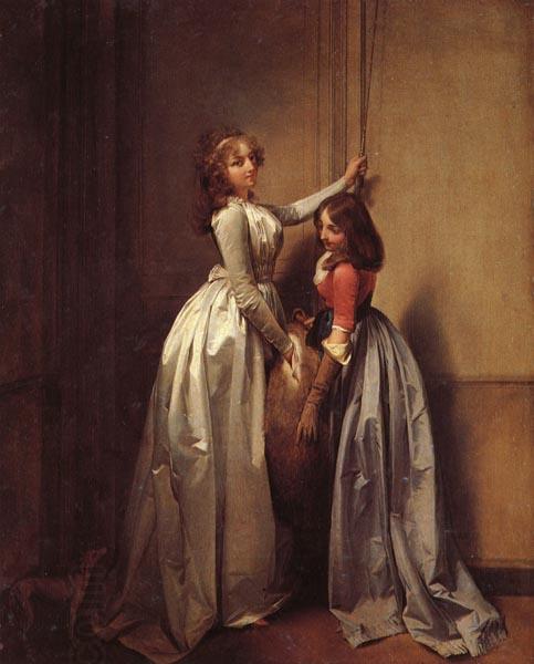 Louis-Leopold Boilly In the Entrance oil painting picture